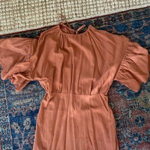 Hackwith Design terracotta maxi dress